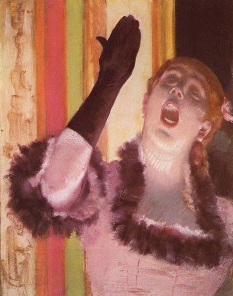 Edgar Degas The Singer with the Glove China oil painting art